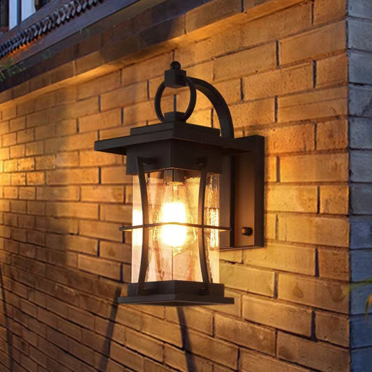 Japanese style outdoor wall lamp simple